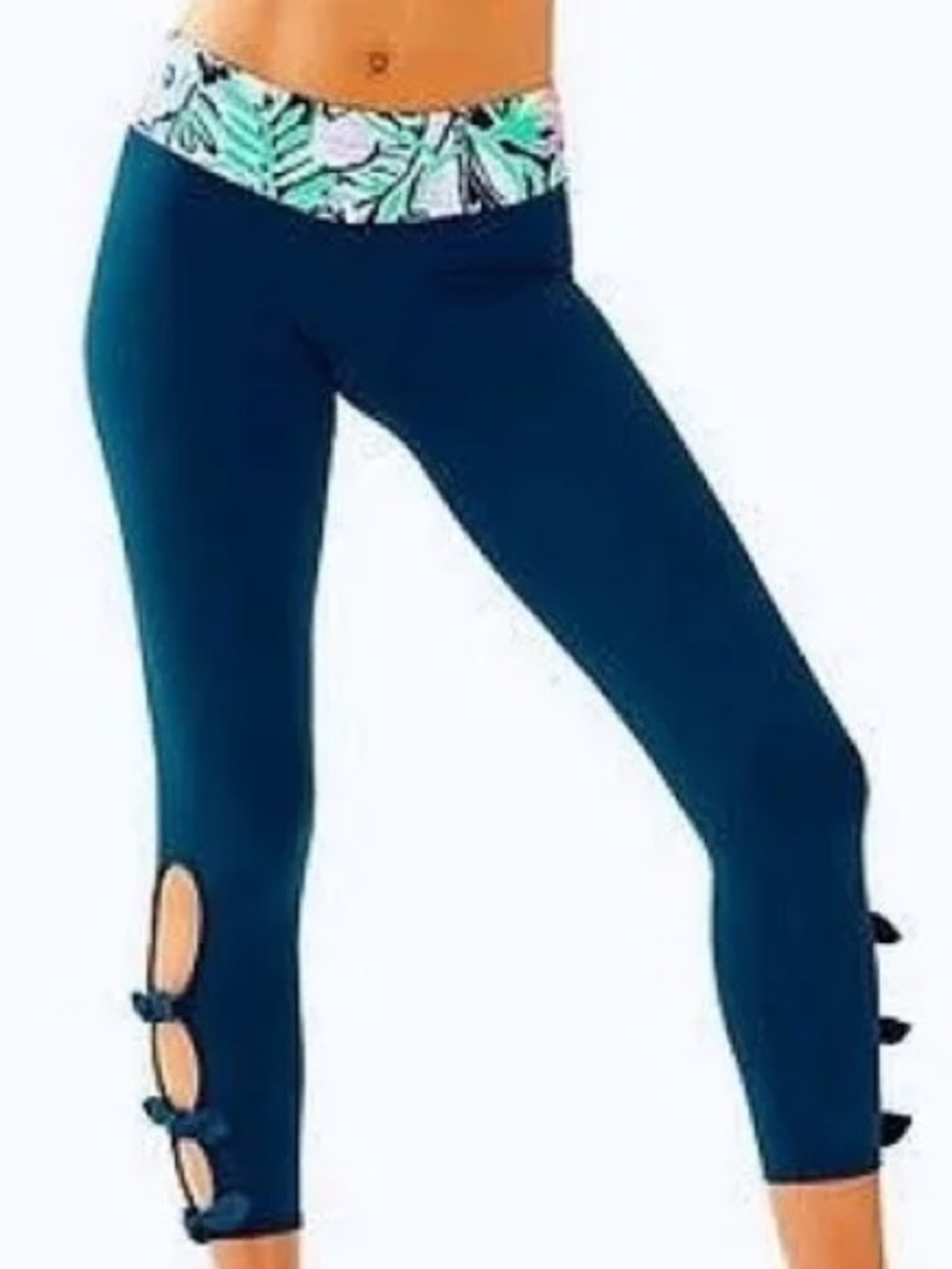 Lilly Pulitzer Luxletic Noelani Weekender Midi Leggings Size Medium